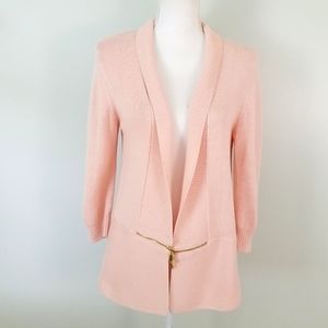 Ivanka Trump Pale Pink Cardigan Sweatet